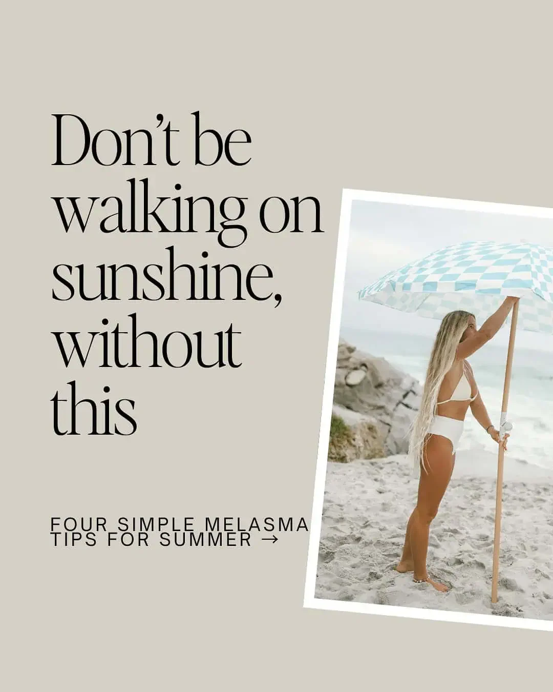 Melasma tips for summer | Skinsation Aesthetics